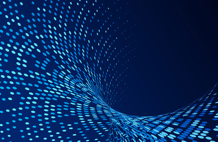 Abstract geometric background of dotsのイラスト素材