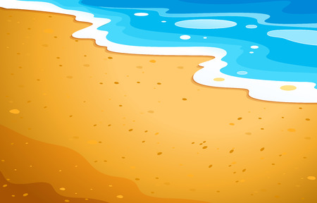 Abstract beach coastlineのイラスト素材