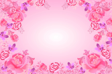 Roses of the international woman's day backgroundのイラスト素材