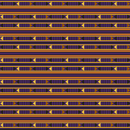 Purple and brown seamless repeating pattern with triangles