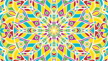 Abstract background of a mandalaのイラスト素材