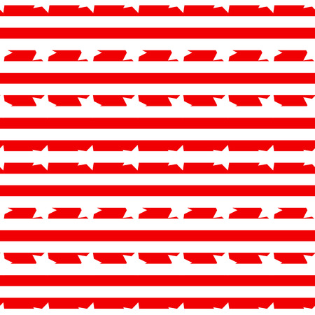 Seamless repeating backdrop simulating an American flagのイラスト素材
