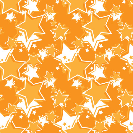 Seamless repeating background from starsのイラスト素材