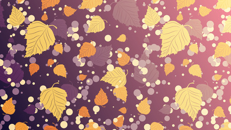 Abstract background of autumn leavesのイラスト素材