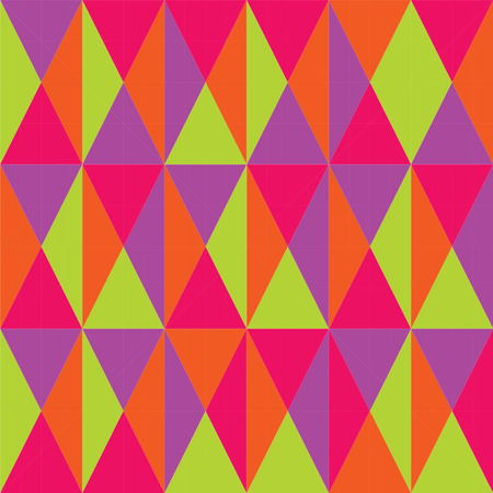 Seamless repeating background of triangles, squares and lines.のイラスト素材