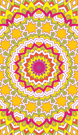 Manadala colored background. Suitable for the background of mobile phonesのイラスト素材