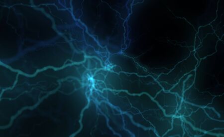 Abstract background with luminous lightning.の写真素材