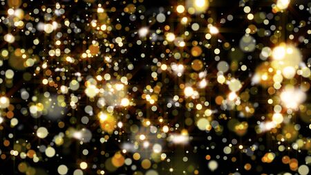 Beautiful festive background made of circles and stars.の写真素材