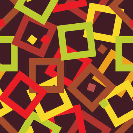 Seamless repeating multicolored squares backgroundのイラスト素材