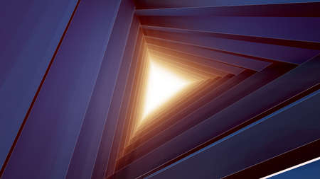 Abstract futuristic corridor. 3d renderの写真素材