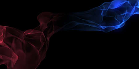 Abstract colored background imitating fabric developing in the windの写真素材