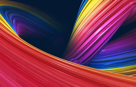 Abstract colored caramel background. 3d renderig