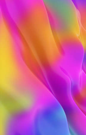 Abstract colored background imitating liquid paint. 3d rendering