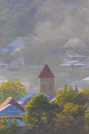 Dome of an ancient Christian church in the village of Kish