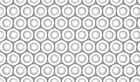 Abstract 3d background from rings. 3d renderingの写真素材