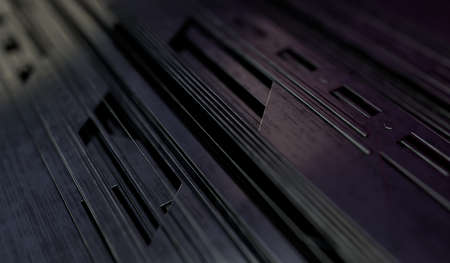 3d abstract technology background from metal parts. 3d renderingの写真素材