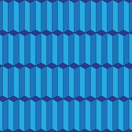 Seamless repeating isometric pattern of cubesのイラスト素材