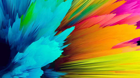 3d abstract colorful background. Suitable for magazine covers, banners and brochures. 3d render