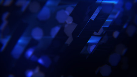 Abstract background of stripes and defocus effect