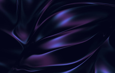 Abstract Liquid Gradient Background. Chrome Backdropの写真素材