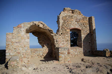 Ruined castleの写真素材