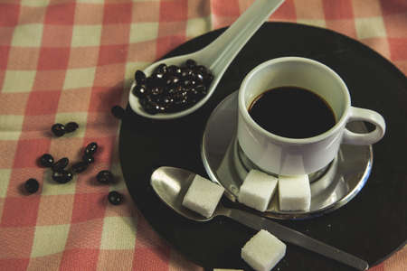 Smell the coffee in the morningの写真素材