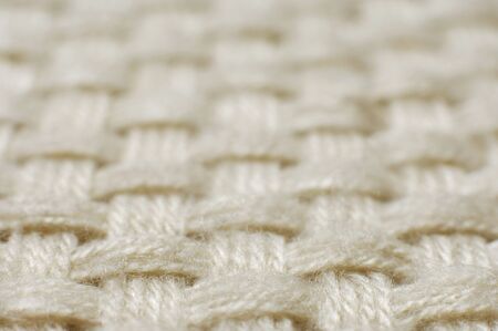 Wool weave Fabric texture pattern closeup Abstract background