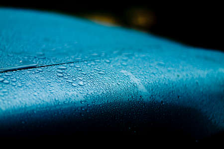 Blue drops of passionの写真素材