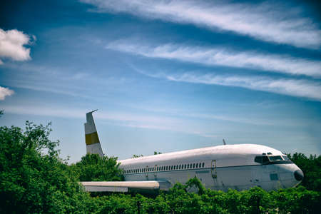 Lost airplaneの写真素材