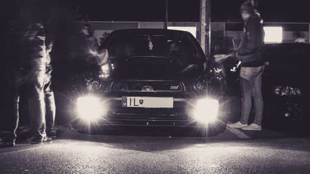 tuning carのeditorial素材