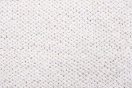 White  knitted texture. Wool jersey backgroundの写真素材