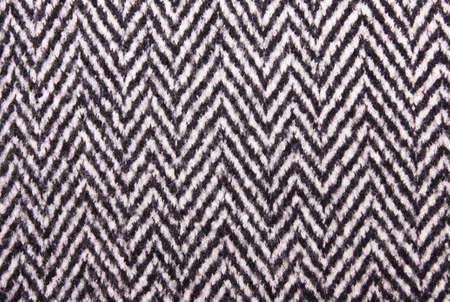 The texture of black and white wool coat.の写真素材