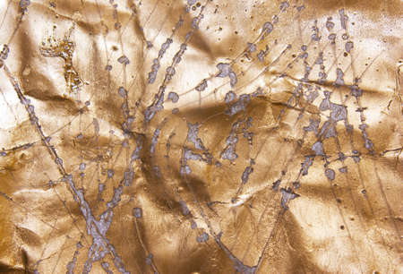 Old, gold background, worn, paint in the cracks, vintage texture