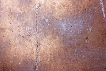 Gold, old, grunge background with a crack