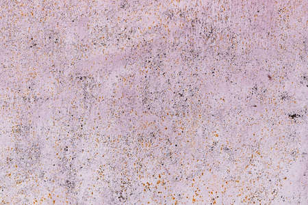 Metal old rusty grunge aluminum background with paint blue pinkの写真素材