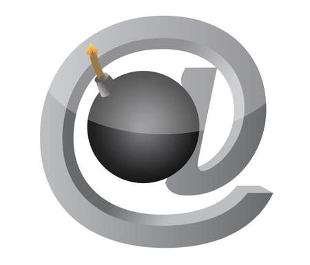 at explosive sign illustration design over white backgroundのイラスト素材