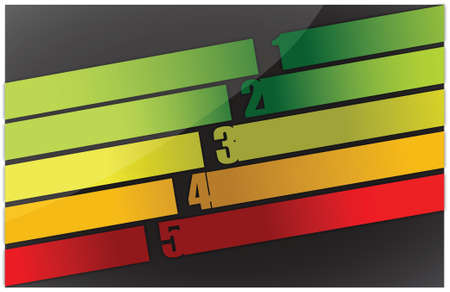 colorful numbers graph illustration design over a dark backgroundの写真素材