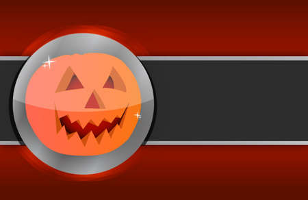 Happy halloween pumpkin card illustration design backgroundの写真素材