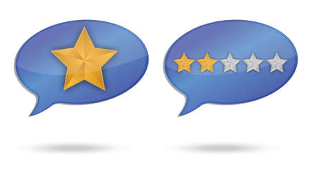 ranking quality message illustration design over whiteのイラスト素材