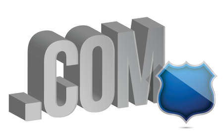 internet security concept illustration design over whiteのイラスト素材