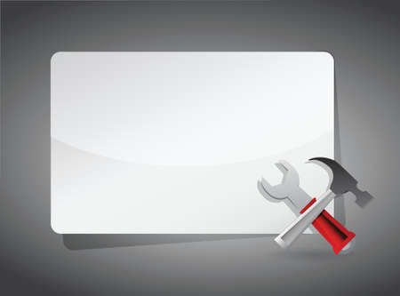 industrial tools presentation board illustration design graphicのイラスト素材