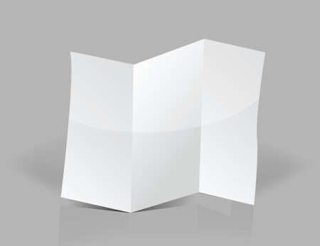 Trifold brochure presentation board for your design illustrationのイラスト素材