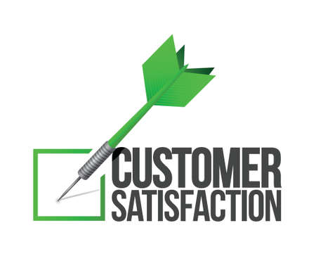 target good customer service concept illustration design over whiteのイラスト素材