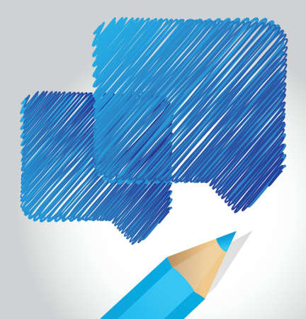 speech bubble communication concept illustration design over whiteのイラスト素材