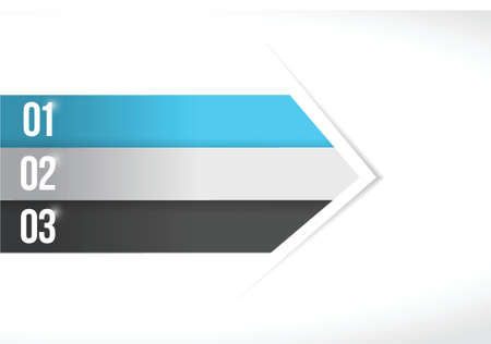 business color lines arrow for customization info graphics. illustration designのイラスト素材