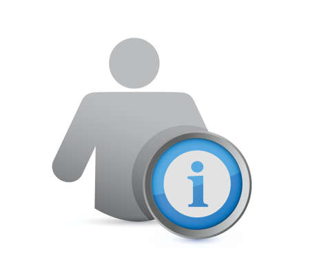 information support help icon. illustration design over whiteのイラスト素材