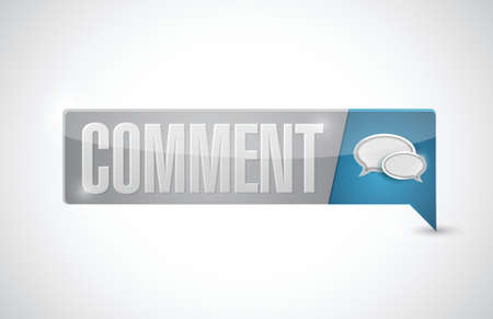 comment button illustration design over a white backgroundのイラスト素材