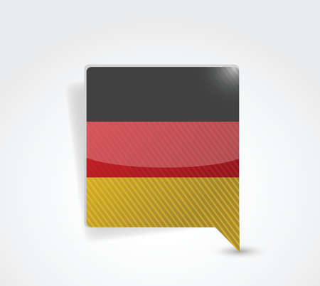 german message bubble illustration design over a white backgroundのイラスト素材