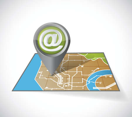 contact us communication illustration over a white backgroundのイラスト素材