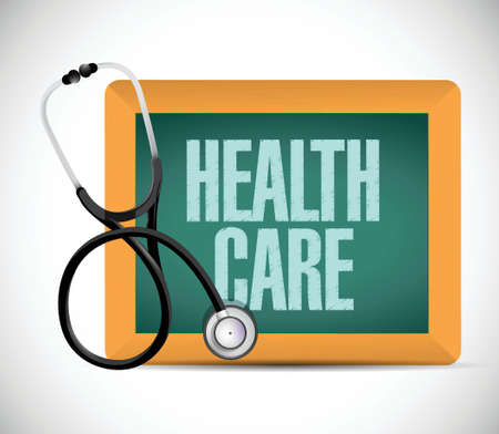 health care medical sign illustration design over a white backgroundのイラスト素材